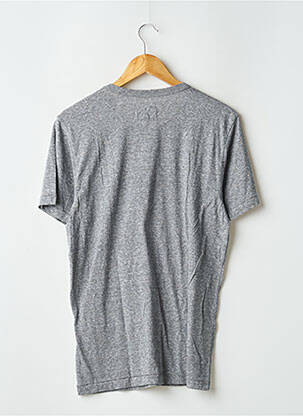 T-shirt tissage chiné manches courtes gris CURRENTE/ELLIOTT homme