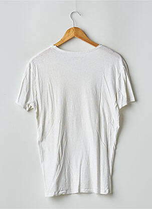 T-shirt tissage chiné manches courtes beige ALLSAINTS homme