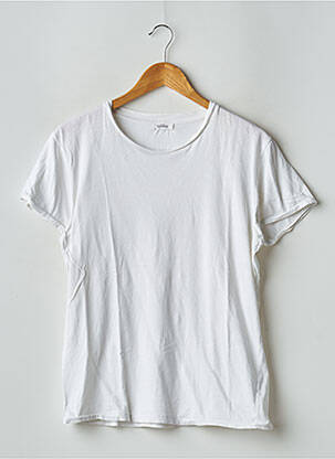 T-shirt coupe droite manches courtes blanc MAISON STANDARDS homme