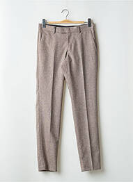 Pantalon slim tissage chiné taille normale marron TIGER OF SWEDEN homme