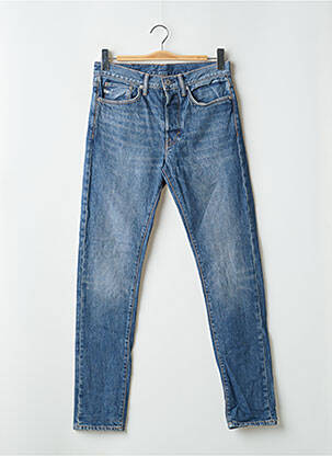 Jeans coupe slim fermeture boutonnée sur le devant taille normale bleu H&M homme