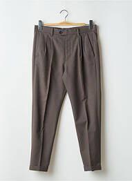 Pantalon slim taille à pinces taille normale marron ALLSAINTS homme