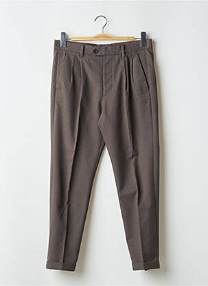 Pantalon slim taille à pinces taille normale marron ALLSAINTS homme