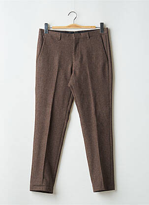 Pantalon slim marron SHELBY & SONS pour homme