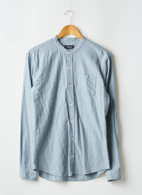 Chemise manches longues poches bleu BALIBARIS homme