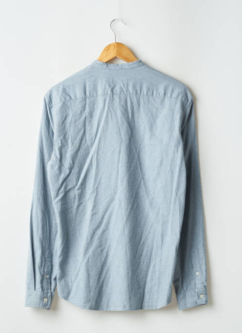 Chemise manches longues poches bleu BALIBARIS homme