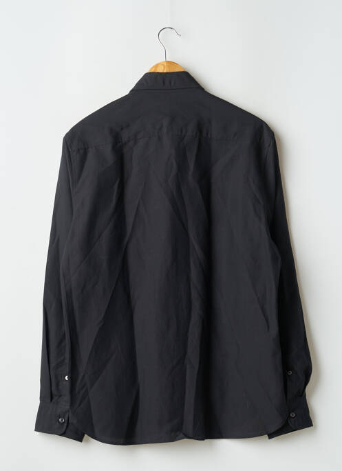 Chemise manches longues manches longues noir MANGO homme