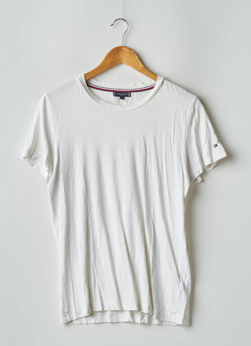 T-shirt coupe cintrée manches courtes blanc TOMMY HILFIGER homme