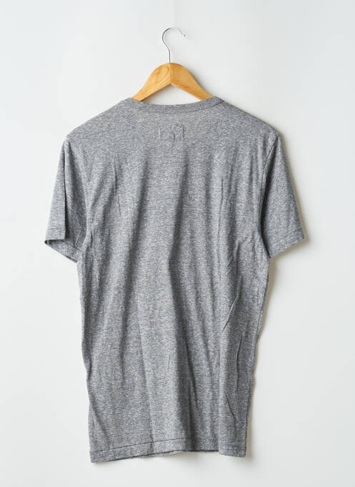 T-shirt tissage chiné manches courtes gris CURRENTE/ELLIOTT homme