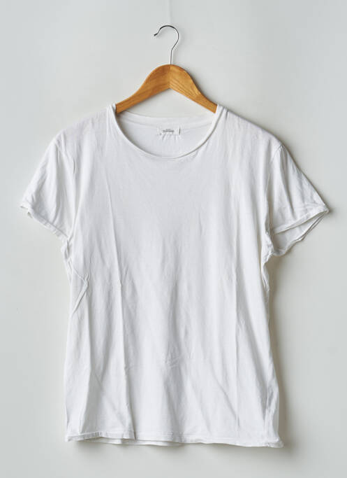 T-shirt coupe droite manches courtes blanc MAISON STANDARDS homme