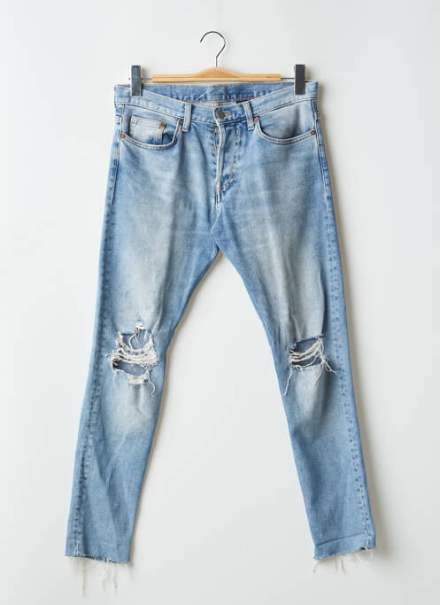 Jeans skinny fermeture boutonnée sur le devant taille normale bleu H&M homme