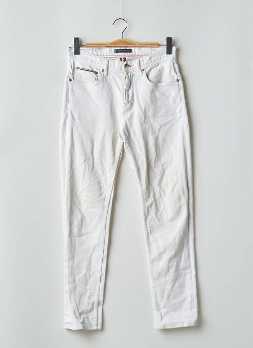 Jeans coupe slim blanc TOMMY HILFIGER pour homme