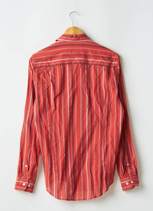 Chemise manches longues rouge DE FURSAC pour homme