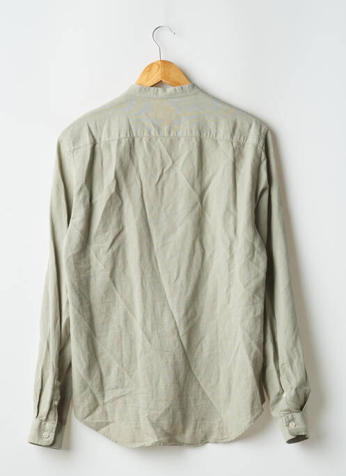 Chemise manches longues vert BALIBARIS pour homme