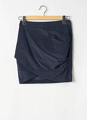Jupe courte taille normale bleu MORPHÉE femme