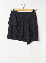 Jupe courte fermeture zip latéral noir MANGO femme