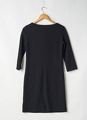Robe mi-longue manches longues manches longues noir GRAIN DE MALICE femme