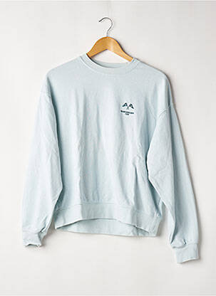 Sweat-shirt stretch manches longues bleu H&M femme