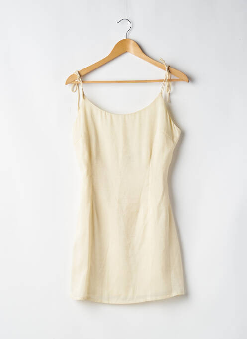 Robe courte sans manche sans manche beige NASTY GAL femme