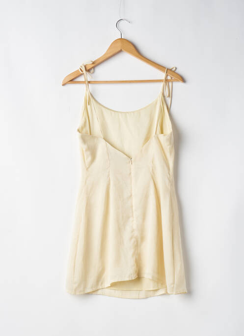 Robe courte sans manche sans manche beige NASTY GAL femme