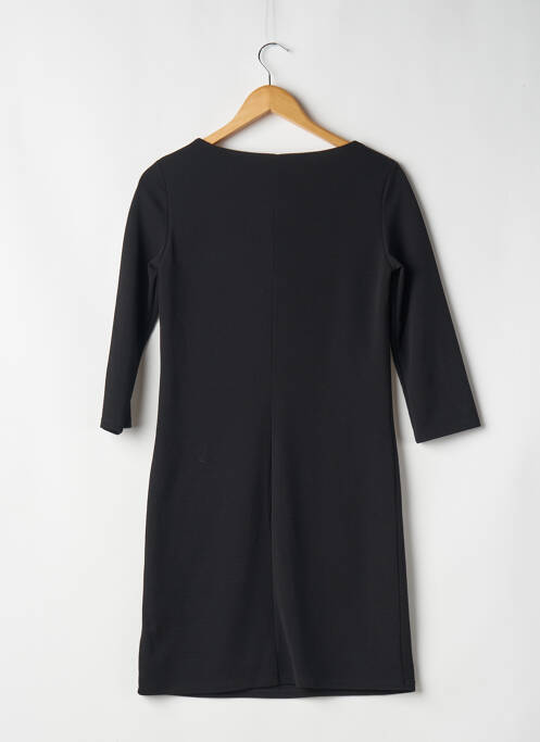 Robe mi-longue manches longues manches longues noir GRAIN DE MALICE femme