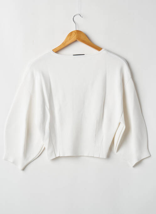 Pull stretch manches longues blanc COP COPINE femme
