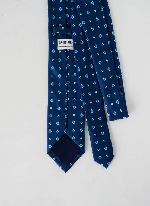 Cravate fermeture liens à nouer bleu JACK & JONES homme