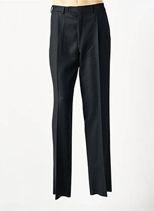 Pantalon droit taille à pinces taille normale noir CANALI homme