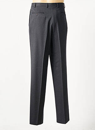 Pantalon droit tissage chiné taille normale gris fonce CANALI homme