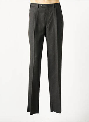 Pantalon droit tissage chiné taille normale noir CANALI homme