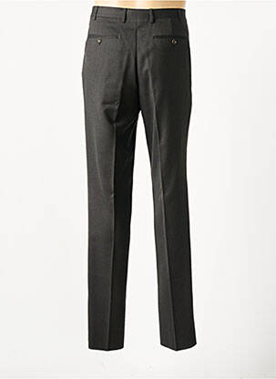 Pantalon droit tissage chiné taille normale noir CANALI homme