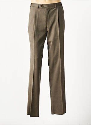 Pantalon droit tissage chiné taille normale vert CANALI homme