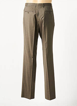 Pantalon droit tissage chiné taille normale vert CANALI homme