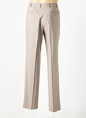 Pantalon droit tissage chiné taille normale beige CANALI homme