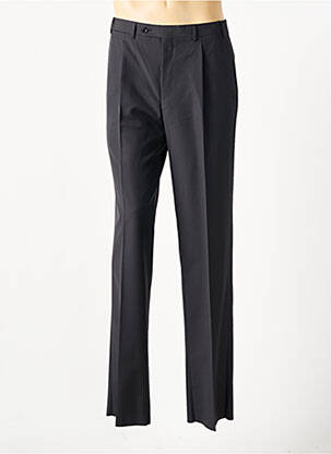 Pantalon droit tissage chiné taille normale noir CANALI homme