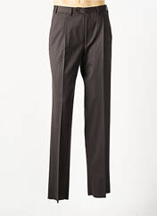 Pantalon droit marron fonce CANALI pour homme seconde vue