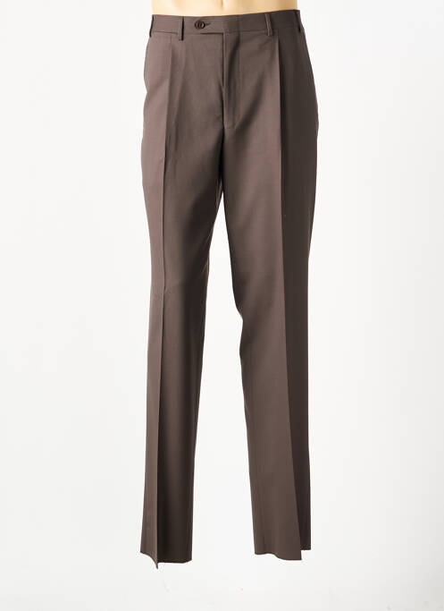 Pantalon droit marron CANALI pour homme