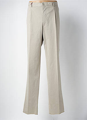 Pantalon droit taille normale taille normale beige BERNARD ZINS homme