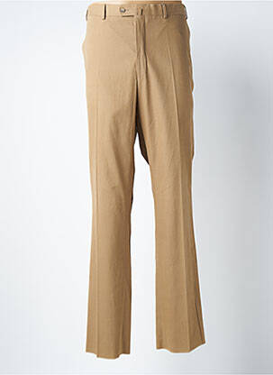 Pantalon droit taille normale taille normale beige BERNARD ZINS homme