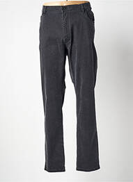 Pantalon droit taille normale taille normale gris LCDN homme