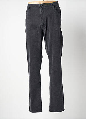 Pantalon droit taille normale taille normale gris LCDN homme