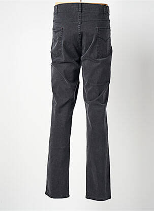 Pantalon droit taille normale taille normale gris LCDN homme