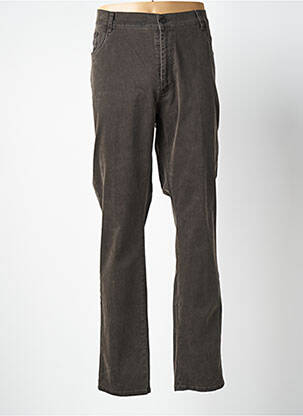 Pantalon droit stretch taille normale gris LCDN homme