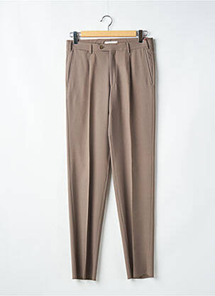 Pantalon droit taille normale taille normale beige BERNARD ZINS homme