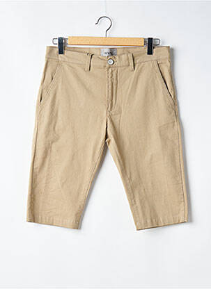 Bermuda coupe droite taille normale beige ELVINE homme