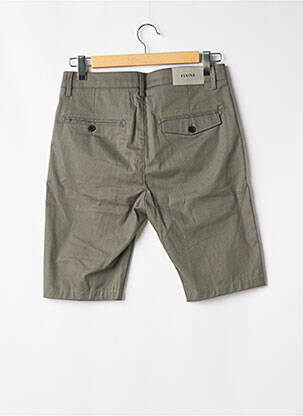 Bermuda coupe droite taille normale gris ELVINE homme