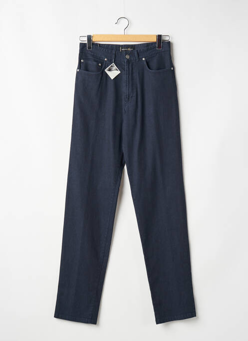 Pantalon droit bleu BERNARD ZINS pour homme