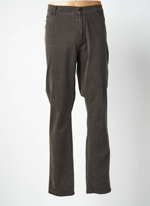 Pantalon droit gris LCDN pour homme