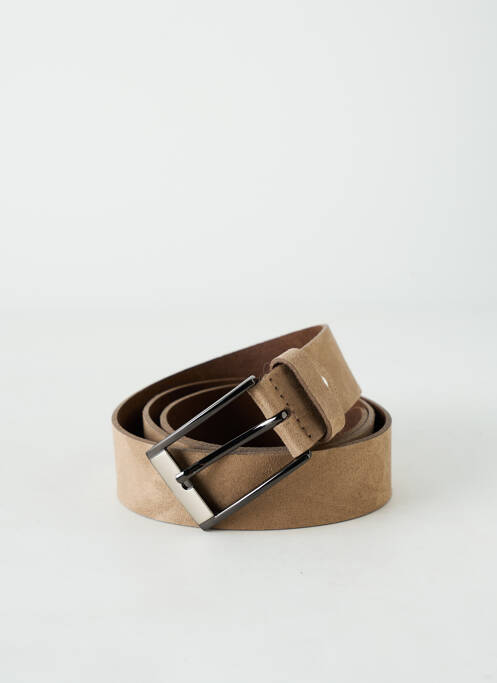 Ceinture coutures renforcées beige BERND GÖTZ homme
