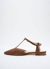 Sandales/Nu pieds marron JEFFERSON pour femme seconde vue